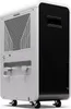 A product shot of a white and black dehumidifier on wheels. Náhľad obrázku produktu