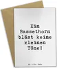 Mr. & Mrs. Panda Grußkarte Spruch Bassethorn Klänge - Weiß Produktbild-Vorschau 1