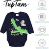 TupTam Jungen Baby Body Langarm Unifarben 5er Pack, Farbe: Produktbild-Vorschau 2