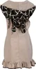 Giraffen Kostüm für Damen Gr. 34-44 Kleid braun gefleckt Tier Tierkostüm Afrika Fasching Karneval Mottoparty Produktbild-Vorschau