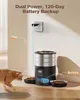 Futterautomat Katze 2 Näpfe Katzenfutter Automat: Edelstahl Produktbild-Vorschau 5