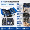 Bituxx Werkzeugkiste aus Metall gefüllt Aufklappbar mit Produktbild-Vorschau 5