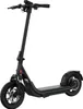 A black electric scooter is shown against a white background. Voir les images du produit