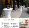 4 Stück stehtisch hussen stehtische Elasthan Stretch Produktbild-Vorschau 9