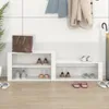 vidaXL Botník vysoký lesk bílý 150x35x45 cm odvozený Náhled obrázku produktu 3