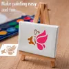 Lot de 80 pochoirs, 7,2 x 7,2 cm, pochoirs de peinture Voir les images du produit 10