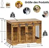 Hundekäfig Tierkäfig mit Schiebetür, Hundebox Hundehaus mit Produktbild-Vorschau 6