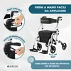 Ausilio per la deambulazione con poggiapiedi Mobiclinic Anteprima dell’immagine prodotto 5