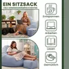 Dreamroots Bean Bag, Puff 90x90x100 cm, pouf con Anteprima dell’immagine prodotto 6