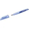A light blue fountain pen with its cap off, shown on a white background. Produktbild-Vorschau