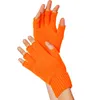 Fingerlose Stoffhandschuhe orange Produktbild-Vorschau 3