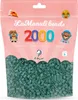 La Manuli 2000 Midi Bügelperlen Dunkelgrün Ø 5 mm Perlen Produktbild-Vorschau 1
