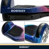 Collage of a hoverboard with a galaxy-like design. Produktbild-Vorschau