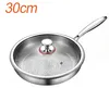 Bratpfanne mit Deckel - Flacher Boden - 30 cm - Titan - Produktbild-Vorschau 1