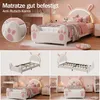 Letto per bambini INONEFT, imbottito, 90x200 cm, con luci Anteprima dell’immagine prodotto 8