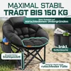 KESSER® Campingstuhl faltbar 150kg Klappstuhl mit Kissen, Produktbild-Vorschau 5