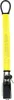 A yellow steering wheel lock with a black lock and key. Podgląd zdjęcia produktu