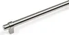 A close-up, angled view of a brushed metal cabinet handle against a white background. Produktbild-Vorschau