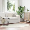 vidaXL Bereichsteppiche HUARTE Creme 140 x 200 cm Polyester Produktbild-Vorschau 2