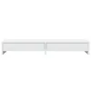 vidaXL Supporto per monitor con cassetti, bianco, 100 x 27 Anteprima dell’immagine prodotto 4