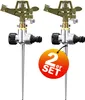 GARDEBRUK® Sprinkler 2er Set Erdspieß Sprengweite bis 24m Produktbild-Vorschau 1