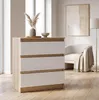 Moderne Kommode  mit 3 Schubladen | Weißer Beistellschrank Produktbild-Vorschau 11
