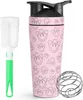 Protein Shaker Edelstahl 750ml mit Kugel für cremige Shakes Produktbild-Vorschau 1