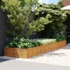 vidaXL Hochbeet 387x100x36 cm Cortenstahl Náhled obrázku produktu 2