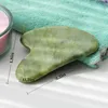 Gua Sha Stone Přírodní nefritová masáž obličeje Vánoční Náhled obrázku produktu 5