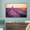 MuchoWow® - Leinwandbilder - Lavendel - Sonnenuntergang - Produktbild-Vorschau 4
