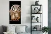 MuchoWow® Poster Eule - Vogel - Schwarz 60x120 cm - Produktbild-Vorschau 4
