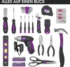 A collection of tools laid out on a white background. Produktbild-Vorschau