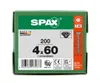 SPAX Senkkopf 4.0x 60 VG Torx 20 verzinkt schwarz mit Produktbild-Vorschau 16