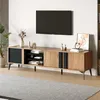 Sweiko Mobile TV rustico marrone, mobile basso, mobile TV, Anteprima dell’immagine prodotto 6
