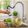 Küchenarmatur silber ausziehbar 2 Strahlarten Produktbild-Vorschau 2