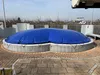 AirDeluxe® Aufblasbare achtform Poolabdeckung (Beige Produktbild-Vorschau 10