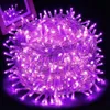 A tangled ball of purple LED string lights. Produktbild-Vorschau