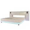 Polsterbett 180x200 cm mit mehrfarbiger LED-Leiste, Produktbild-Vorschau 11