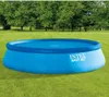 INTEX Solar Poolabdeckung Blau 448 cm Polyethylen Produktbild-Vorschau 4