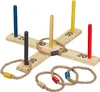 Relaxdays Ringwurfspiel, Holzwurfspiel für Kinder & Produktbild-Vorschau 1