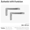 Natural Goods Berlin staffa a muro WINKEL, staffa per Anteprima dell’immagine prodotto 2