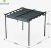 Blumfeldt Pergola 3x3 m - Wetterfestes Polyesterdach, Produktbild-Vorschau 8