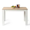 A dining table with a bowl of fruit and a mug rack on top, set against a white background. Náhled obrázku produktu