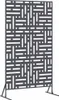 vidaXL Sichtschutz Anthrazit 100 x 50 x 180 cm Stahl Produktbild-Vorschau 1