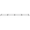 vidaXL Auvent de porte noir et transparent 400x75 cm Voir les images du produit 9