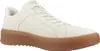 A single white sneaker with a brown sole is shown against a white background. Voir les images du produit