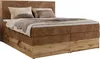 MKS MEBLE Boxspringbett WOOD CLASSIC KING, Doppelbett mit Produktbild-Vorschau 5