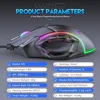 INF Mouse da gioco RGB cablato: ABS, 13x8.2x4.1cm, 12 Anteprima dell’immagine prodotto 9