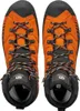 Ribelle HD Mountain Elite Schuhe von Scarpa in leuchtendem Orange mit schwarzen und bunten Schnürsenkeln. Produktbild-Vorschau
