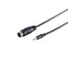Klinkenst. 3,5mm Stereo/ Diodenstecker 5-pol. 1,5m Produktbild-Vorschau 2